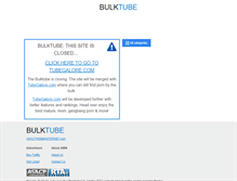 Tablet Screenshot of bulktube.com